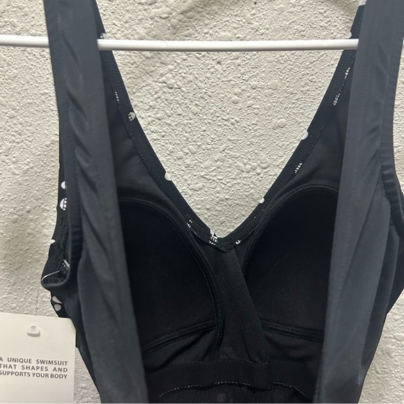 Trimshaper Jean One Piece Black with Polka Dots NWT Size 8 - Picture 7 of 9